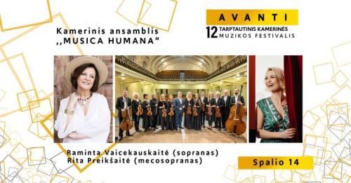 Kamerinis ansamblis ,,MUSICA HUMANA“ poster