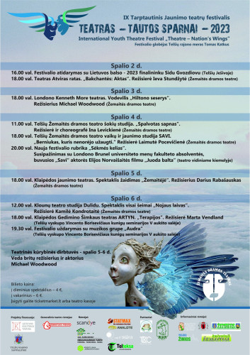 Teatras tautos sparnai poster